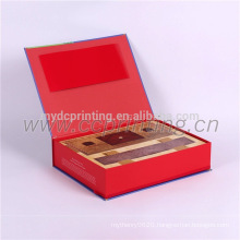 Custom paper gift packaging box cardboard with book type